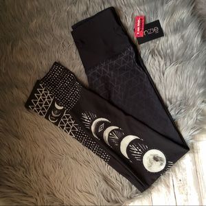 Onzie full length high waist leggings, NWT, sz M/L